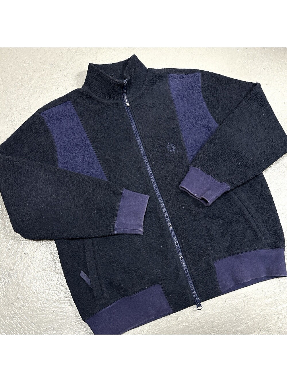 RARE New Balance x Aime Leon Dore ALD Navy Sherpa Fleece Zip Up Jacket Size 2XL